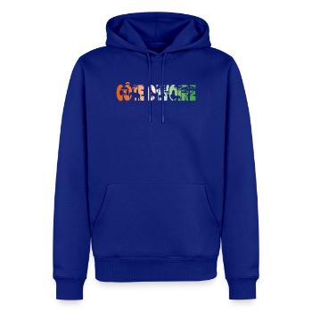 Elfenbeinküste - Männer Premium Bio Hoodie - Royalblau - Vorne - Nico (187cm)