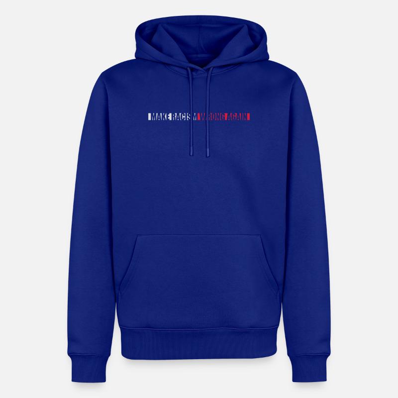 make racism wrong again - Männer Premium Bio Hoodie - Royalblau