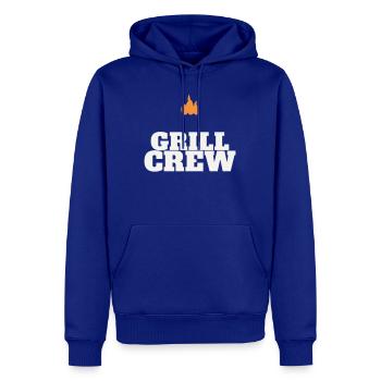Grill Crew BBQ Grilling Grill Master Team Father's Day - Men’s Premium Organic Hoodie - royal blue - Front - Nico (187cm)