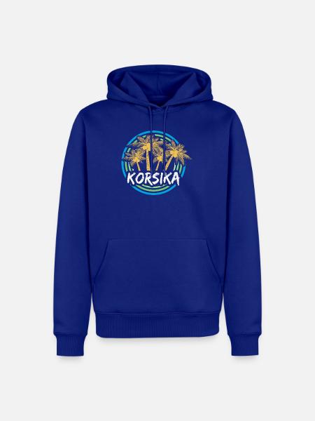 Geschenk für Korsika - Männer Premium Bio Hoodie - Royalblau
