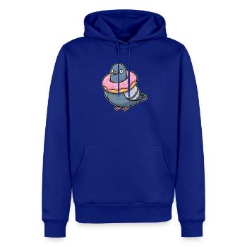 Donut Taube - Männer Premium Bio Hoodie - Royalblau - Vorne - Nico (187cm)
