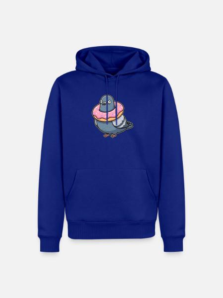 Donut Taube - Männer Premium Bio Hoodie - Royalblau