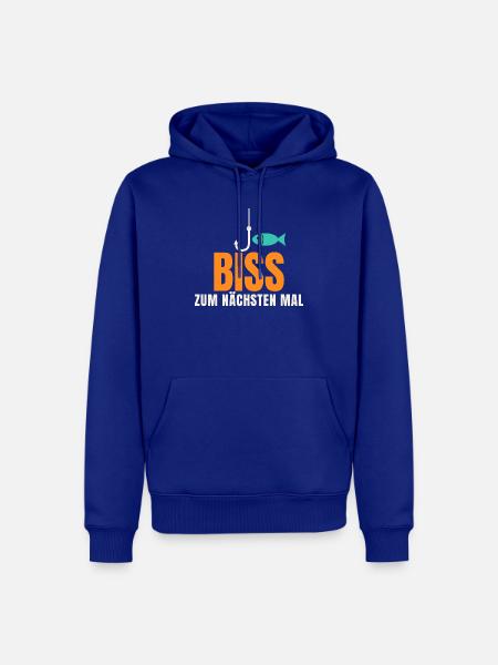 Biss zum nächsten Mal – Angler Spruch - Männer Premium Bio Hoodie - Royalblau