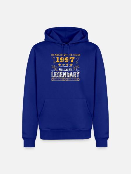 Birthday legendär 1997 - Männer Premium Bio Hoodie - Royalblau