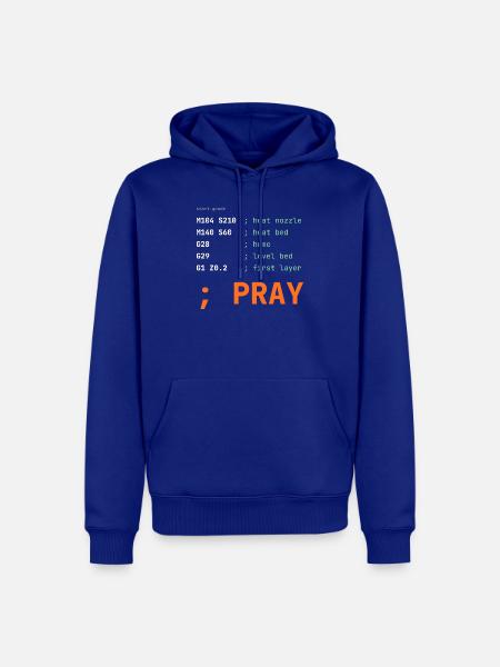 G-Code Beten - Männer Premium Bio Hoodie - Royalblau