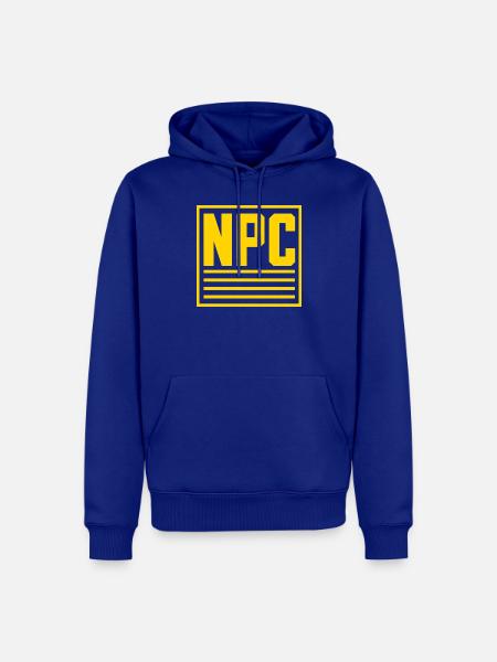NPC Non-Player Character  - Männer Premium Bio Hoodie - Royalblau