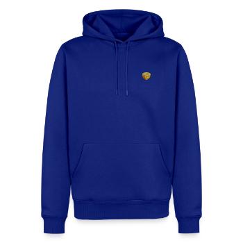 Zitrone - Männer Premium Bio Hoodie - Royalblau - Vorne - Nico (187cm)
