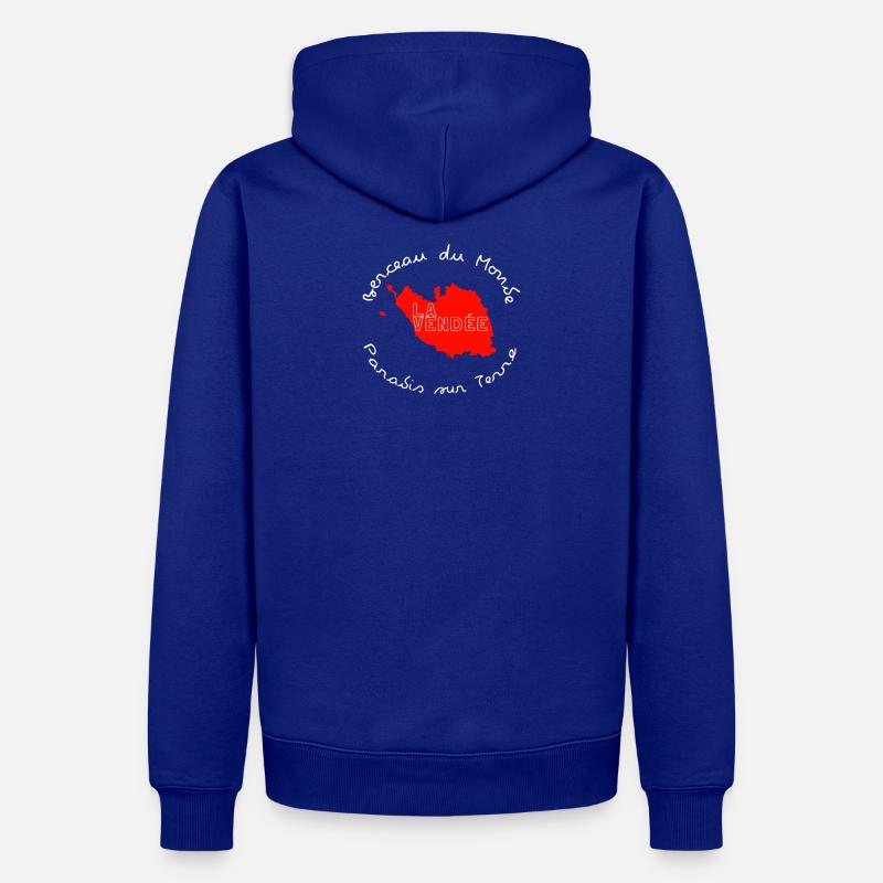 Die Vendée Circular Card - Männer Premium Bio Hoodie - Royalblau