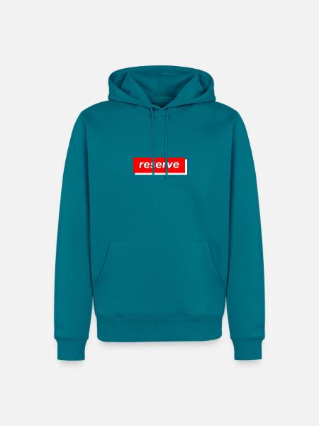 reserve - Männer Premium Bio Hoodie - Petrol