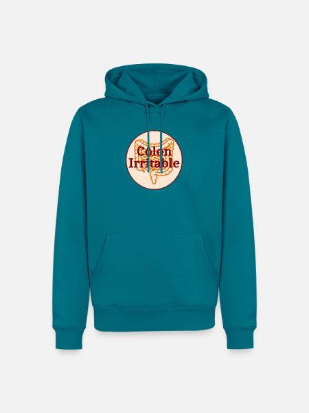 Reizdarm - Männer Premium Bio Hoodie - Petrol