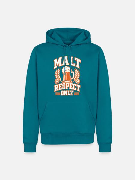 Bierfan Bierkultur Bierliebhaber Geschenk - Männer Premium Bio Hoodie - Petrol