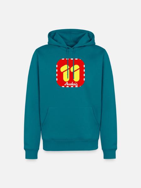 Audois Logo 11 - Männer Premium Bio Hoodie - Petrol