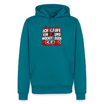 Ich kaufe ein F und möchte lösen CKAD - Männer Premium Bio Hoodie - Petrol - Vorne