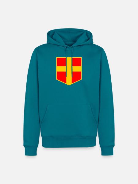 Skåne - Männer Premium Bio Hoodie - Petrol