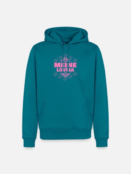 Ehefrau Lovisa - Männer Premium Bio Hoodie - Petrol