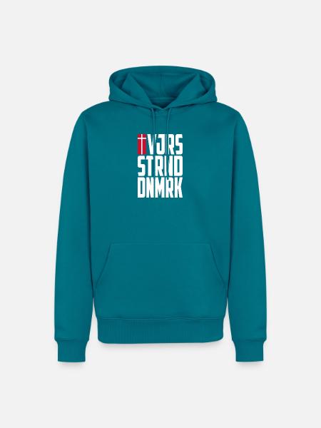 Vejers Strand Dänemark - Männer Premium Bio Hoodie - Petrol