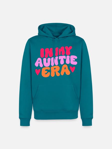 In My Auntie Era Statement - Männer Premium Bio Hoodie - Petrol