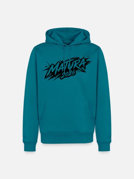 Matura 2026 - Männer Premium Bio Hoodie - Petrol