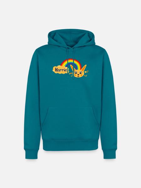 Harrie Cabbage von Helfspawn - Männer Premium Bio Hoodie - Petrol