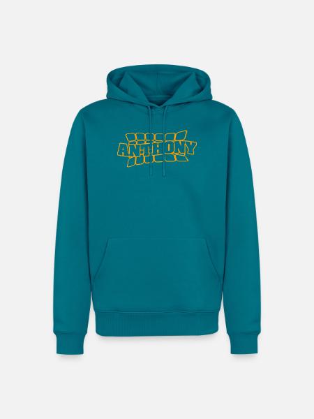 Anthony - Männer Premium Bio Hoodie - Petrol