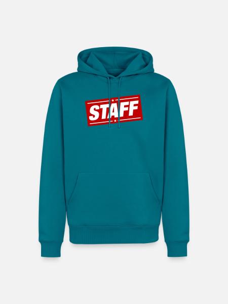 Staff Mitglied - Männer Premium Bio Hoodie - Petrol