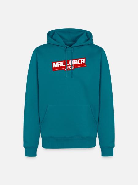 Mallorca 2026 - Männer Premium Bio Hoodie - Petrol