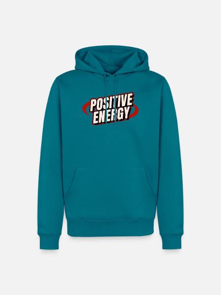 positive Energie - Männer Premium Bio Hoodie - Petrol