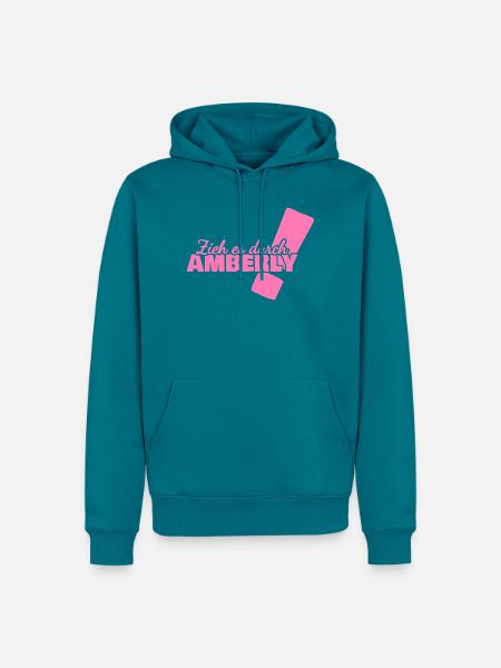 Amberly - Männer Premium Bio Hoodie - Petrol