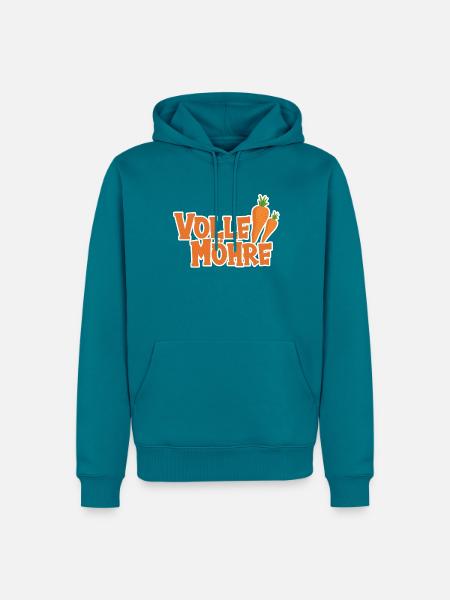 Volle Möhre - Männer Premium Bio Hoodie - Petrol