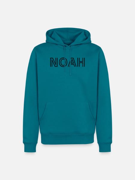 Noah - Männer Premium Bio Hoodie - Petrol