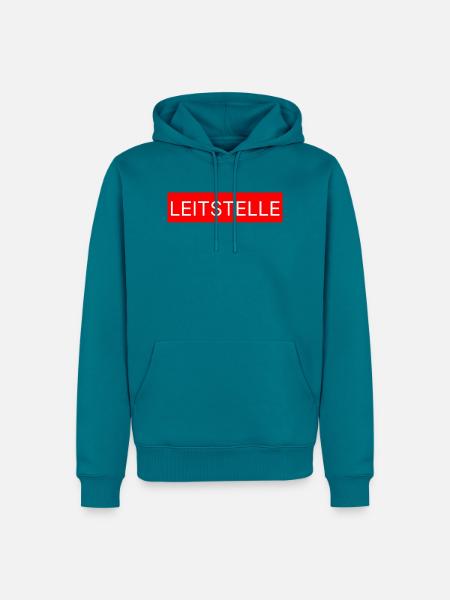 LIEBEVOLL Leitstelle - Männer Premium Bio Hoodie - Petrol