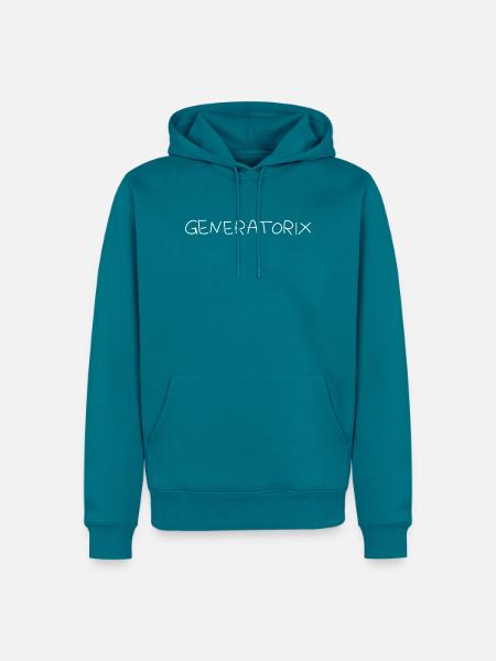 Generatorix - Männer Premium Bio Hoodie - Petrol