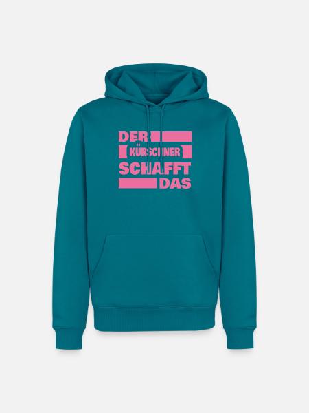 Beruf Kuerschner - Männer Premium Bio Hoodie - Petrol