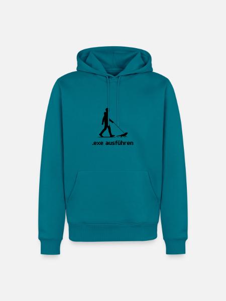 .exe ausführen ADMIN - Männer Premium Bio Hoodie - Petrol