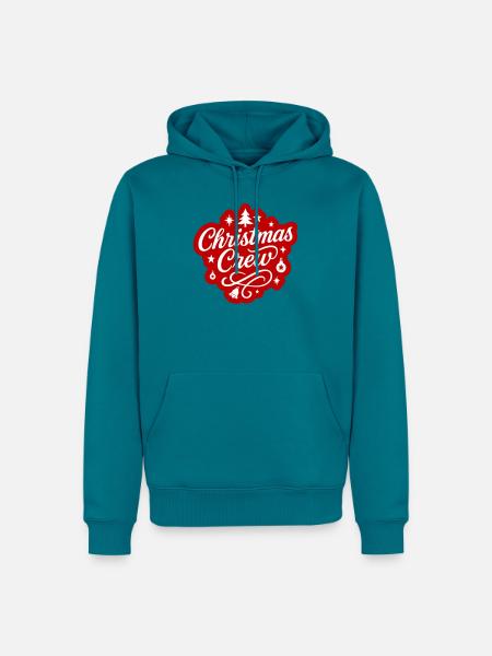 Weihnachten Crew Party - Männer Premium Bio Hoodie - Petrol