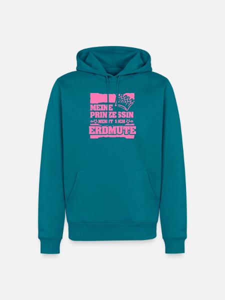 Geschenk für Erdmute - Männer Premium Bio Hoodie - Petrol