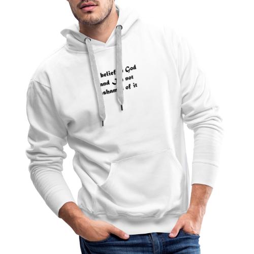 Belief - Mannen Premium hoodie