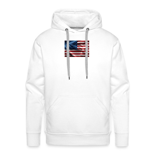 amerikaanse vlag - Mannen Premium hoodie