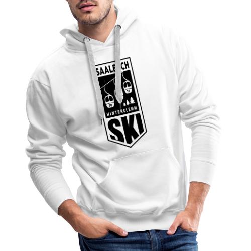 SKI embleem Saalbach - Mannen Premium hoodie