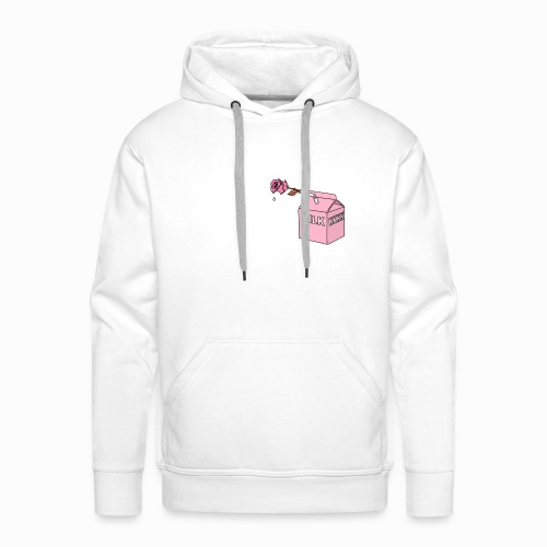 Milkkkkk & rose drink - Sweat-shirt à capuche Premium pour hommes