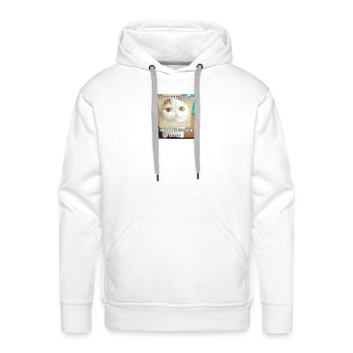 grappige kat - Mannen Premium hoodie