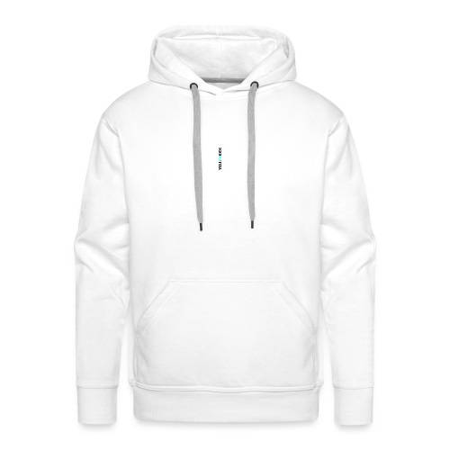 Schuin Logo - Mannen Premium hoodie
