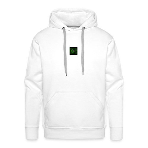 Wit baseball shirt Logo merk - Mannen Premium hoodie