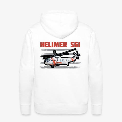 Helimer S61 - Sudadera con capucha premium para hombre