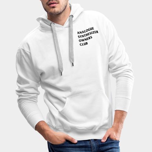 Analogue Synthesizer Owners Club (white) - Männer Premium Hoodie