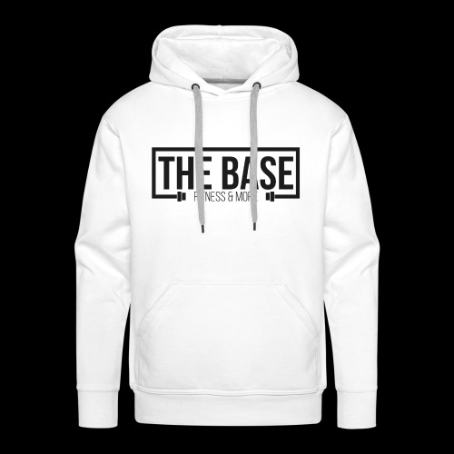 The Base Fitness and More Logo Wit - Mannen Premium hoodie