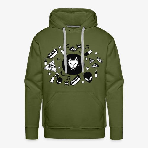 TRIPPY - Mannen Premium hoodie