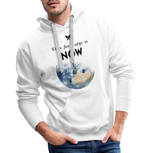 Time for change is now. (Earth Edition) - Männer Premium Hoodie