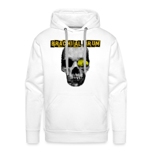Brachial Drum Logo / Skull mit Schriftzug - Männer Premium Hoodie