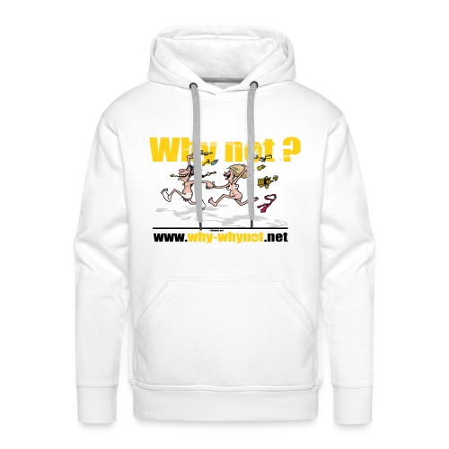 Whynot-undress from stres - Men's Premium Hoodie